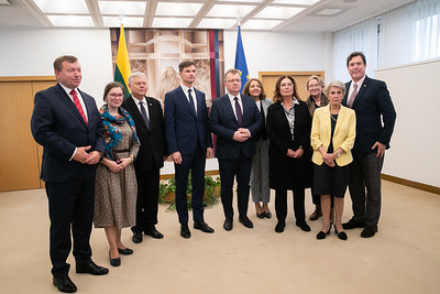 2022 10 18</br> Seimo Pirmininko pavaduotojo Pauliaus Saudargo susitikimas su Lenkijos Respublikos Seimo Kultūros ir žiniasklaidos komiteto delegacija