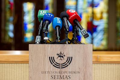 Dėl žurnalistų darbo Nepriklausomybės Atkūrimo dienos renginiuose Seime