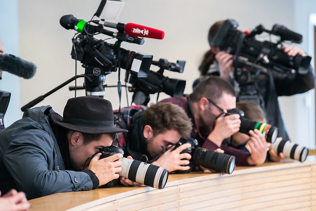 Work of journalists at the Seimas during the NATO PA Spring Session