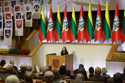 Nepriklausomybės stipendijos laureatė dr. E. Kazakėnaitė: „Jei žvilgterėtume į ilgą lietuvių kalbos istoriją, matytume, jog už ją reikėjo pakovoti, visai kaip už laisvę“