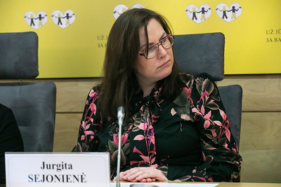 Seimo narės J. Sejonienės pranešimas: grupė Seimo narių kreipėsi į Lietuvos vyriausiąjį administracinį teismą dėl SAM paskelbtų poįstatyminių teisės aktų