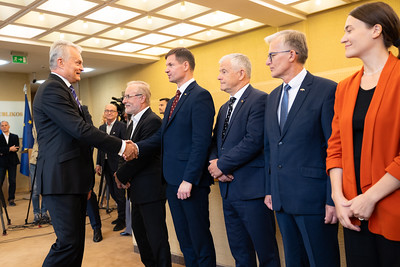 2023 09 05</br>Seimo valdybos susitikimas su Respublikos Prezidentu Gitanu Nausėda