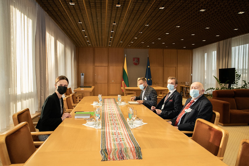 2021 10 26</br>Seimo Pirmininkės Viktorijos Čmilytės-Nielsen susitikimas su Lietuvos gynybos, kultūros ir švietimo asociacijos atstovais