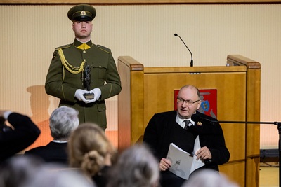 Laisvės premijos laureatas Lietuvos evangelikų reformatų bažnyčios kunigas Tomas Šernas: „Laisvė yra procesas, dalyvaukime jame. Budėkime dėl mūsų laisvės“ (2026-01-13)