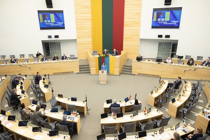 Heads of Lithuanian and international organisations congratulated the parliamentary Congress: we must ensure a world order based on international law