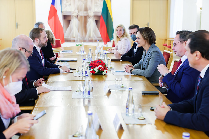 2021 09 07</br>Seimo Pirmininkės Viktorijos Čmilytės-Nielsen susitikimas su Čekijos užsienio reikalų ministru Jakubu Kulhaneku