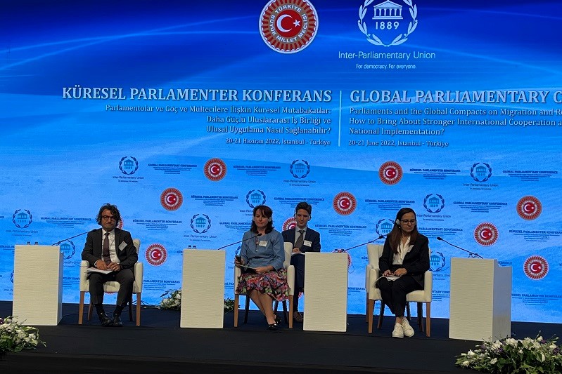 Seimo delegacijos Tarpparlamentinėje Sąjungoje pirmininkė Guoda Burokienė dalyvauja migracijos temai skirtoje pasaulinėje parlamentinėje konferencijoje