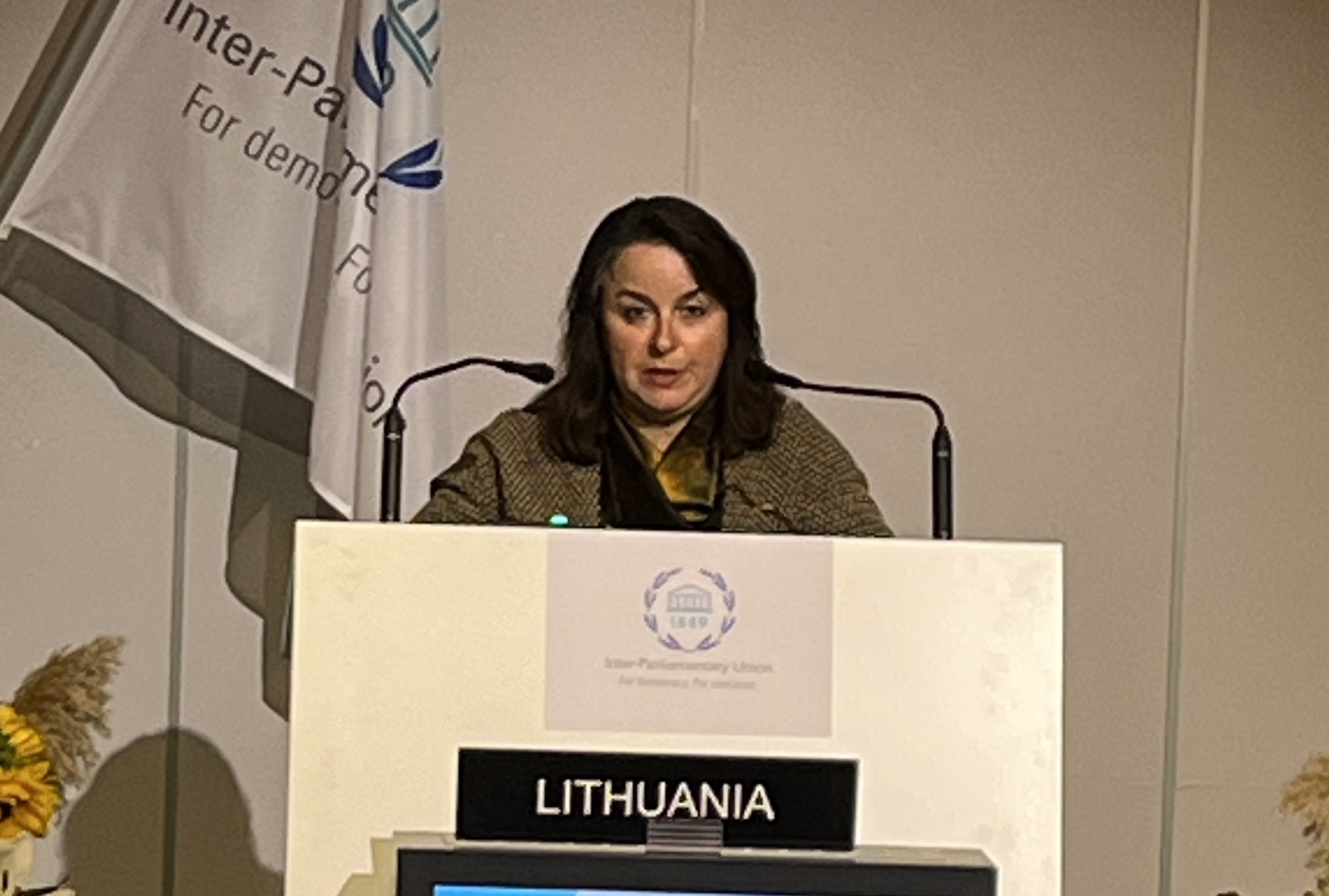 149-ojoje Tarpparlamentinės Sąjungos Asamblėjoje – parlamentarų diskusijos
dėl dirbtinio intelekto
