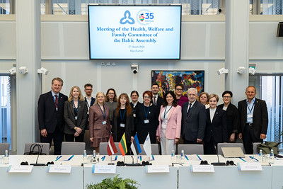 Seimo nariai dalyvauja Baltijos Asamblėjos Sveikatos, socialinės gerovės ir šeimos reikalų komiteto posėdyje Rygoje