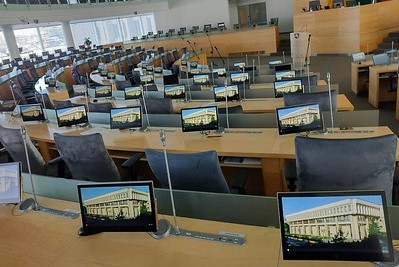 Atkurta balsavimo sistemos Seimo posėdžių salėje veikla