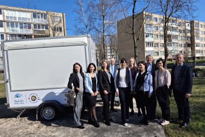Seimo Neįgaliųjų teisių komisija lankėsi Panevėžio Algimanto Bandzos socialinių paslaugų namuose