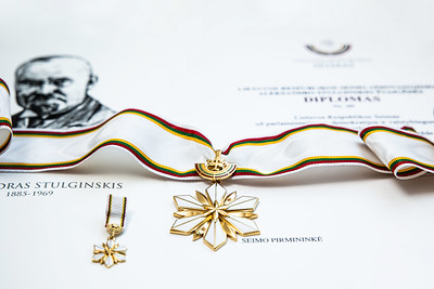 Seimas tikslins Seimo apdovanojimo – Aleksandro Stulginskio žvaigždės įstatymą