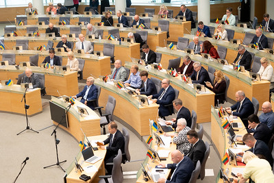Seimas priėmė rezoliuciją dėl Lietuvos narystės Jungtinių Tautų Organizacijoje 35-mečio
