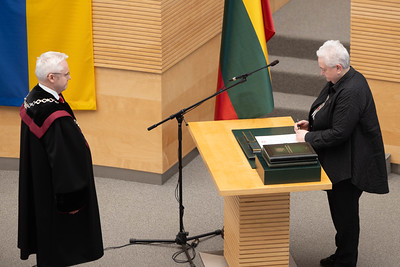 2026 04 21<br>Seimo narės Vilijos Targamadzės priesaika