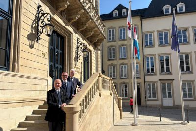 Seimo delegacijos Baltijos Asamblėjoje pirmininkas G. Drukteinis dalyvauja Beniliukso Parlamento plenarinėje sesijoje