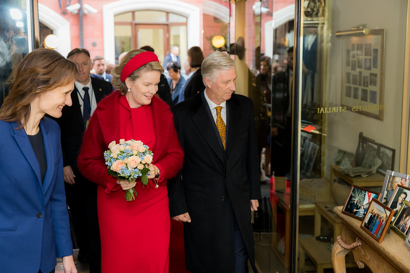 2022 10 25</br>Seimo Pirmininkė V. Čmilytės-Nielsen pietūs su Jo Didenybe Belgijos karaliumi ir Jos Didenybe Belgijos karaliene