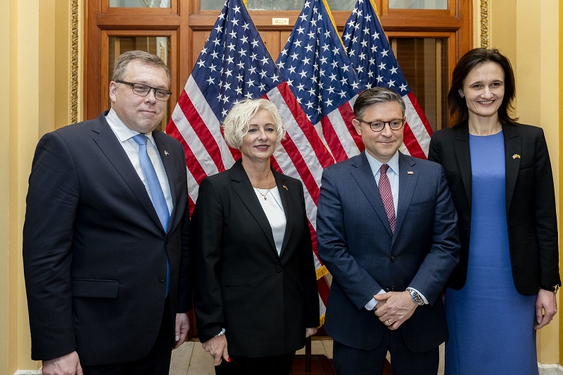 Speakers of the Baltic Parliaments send a letter to the Speaker of the US House of Representatives before crucial voting in the US