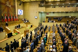 2016 m. birželio 14 d. iškilmingas minėjimas Lietuvos Respublikos Seime