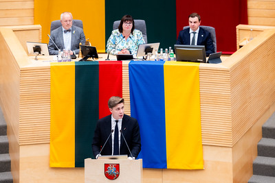 2026 06 25 <br>Seimui pristatyta M. Sinkevičiaus kandidatūra į Ministrus Pirmininkus