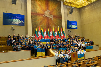 Ukrainos palaikymo akcija „Himno banga už Ukrainą“