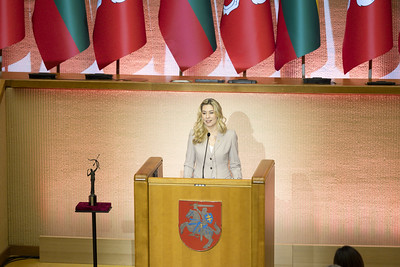 Lietuvos nacionalinės kultūros ir meno premijos 2022 m. laureatė G. Žickytė: „Kovo 11-osios stebuklas įvyko, nes žmonės nebuvo abejingi“