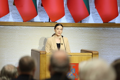 Seimo Pirmininko pavaduotoja R. Morkūnaitė-Mikulėnienė: „Per šimtmečių patyrimus turime išugdytą laisvės, kovojančios Lietuvos geną“
