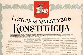 Paroda „NE VIENAI VALANDAI: Lietuvos Valstybės Konstitucijai – 95“