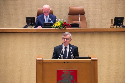 Seimo Pirmininko Viktoro Pranckiečio kalba iškilmingame Laisvės gynėjų dienos minėjime (2020-01-13)