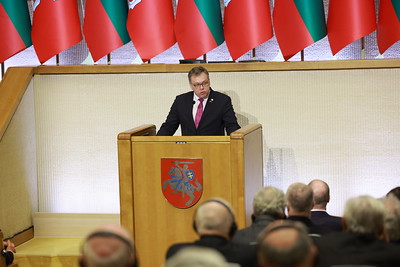 Speech by the President of the Riigikogu (the Parliament of Estonia) Lauri Hussar at the Seimas on the occasion of the 35th anniversary of the restoration of Lithuania’s independence