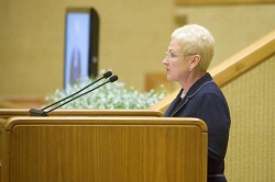 Lietuvos Respublikos Seimo Pirmininkės Irenos Degutienės kalba, pasakyta sveikinant konferenciją (2010-06-16, pranešimas žiniasklaidai)