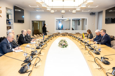 2026 06 09<br>Tarpparlamentinių ryšių grupės su Azerbaidžano Respublika susitikimas su Azerbaidžano užsienio reikalų viceministru Farizu Rzajevu