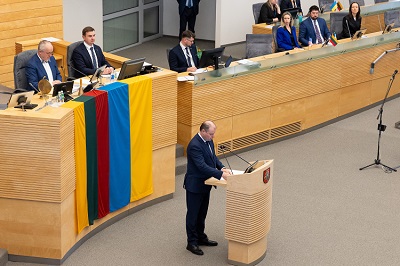 Seimas pagerbė žuvusius Jungtinių Amerikos Valstijų karius