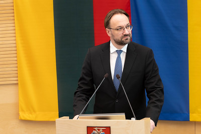 Seimas paskyrė Gediminą Šimkų Lietuvos banko valdybos pirmininku