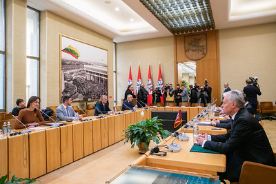 2022 09 09</br>Seimo valdybos susitikimas su Respublikos Prezidentu Gitanu Nausėda