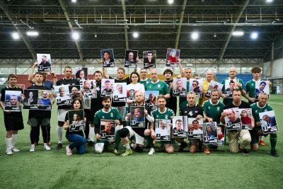 Seimo nario D. Griškevičiaus pranešimas: Lietuvos Seimo nariai futbolo aikštėje palaikė Baltarusijos laisvės siekį ir vienijo bendruomenes Ukmergėje