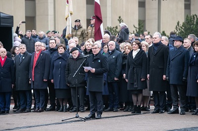 Seimo Pirmininkas V. Pranckietis: „Čia prieš dvidešimt devynerius metus galutinai ir visiems laikams tauta pareiškė laisvę“ (2020-11-13)
