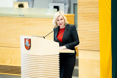 D. Žebelienė išrinkta Seimo Pirmininko pavaduotoja