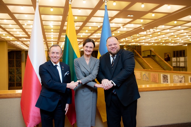 Seimo Pirmininkė: „Parlamentinis Liublino trikampio bendradarbiavimas gali paspartinti Ukrainos integraciją į ES ir NATO“