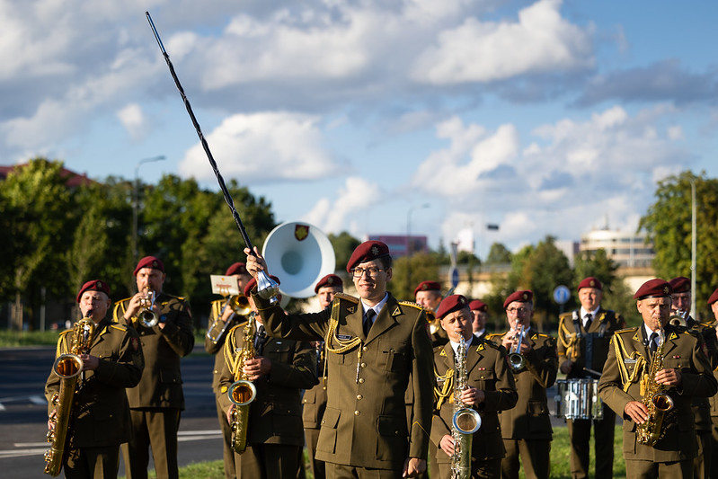 2023 08 21 <br/> Kario savanorio Artūro Sakalausko pagerbimo ceremonija jo žūties vietoje, prie paminklinio akmens