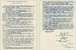 1949 m. vasario 16 d. Lietuvos Laisvės Kovos Sąjūdžio Tarybos deklaracijos tekstas