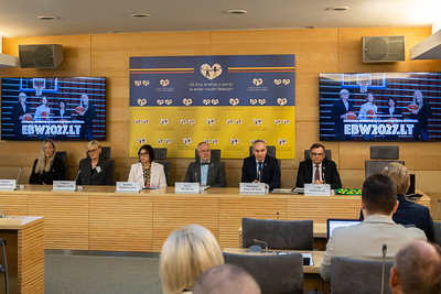 2025 10 16<br>2027 m. Europos moterų krepšinio čempionato pristatymas