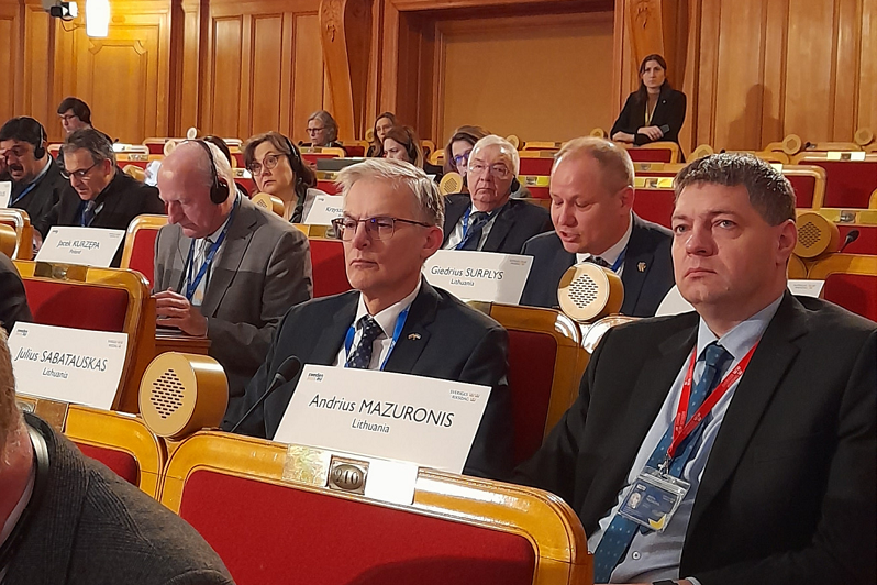 Seimo delegacija Stokholme kėlė prievarta į Rusijos Federaciją deportuotų Ukrainos vaikų klausimą ir kvietė stiprinti paramą Ukrainai