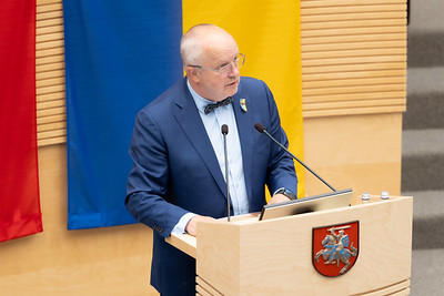 Seimo Pirmininkas J. Olekas: tikime laisvos ir demokratinės Baltarusijos ateitimi