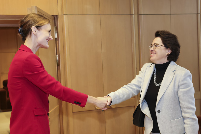 2021 08 26</br> Seimo Pirmininkės Viktorijos Čmilytės-Nielsen susitikimas su Prancūzijos ambasadore Kler Linjier-Kūnat