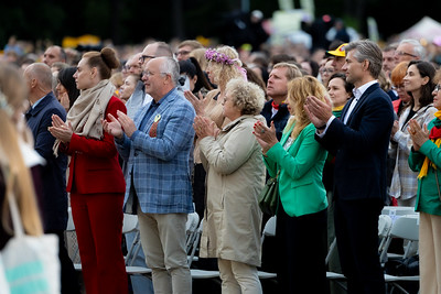 2026 07 06<br>Seimo Pirmininkas J. Olekas lankėsi Lietuvos moksleivių dainų šventėje