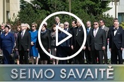 „Seimo savaitės“ reportažas iš valstybės vėliavų pakėlimo ceremonijos, okupacijos ir genocido aukų pagerbimo (2015 m. birželio 22 d.)