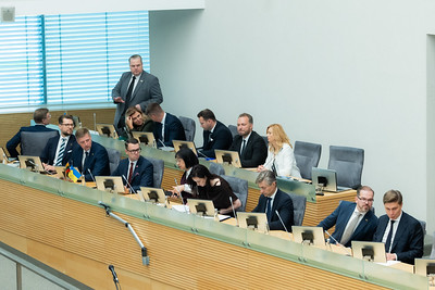 Seimas patvirtino dvidešimt pirmosios Vyriausybės programą