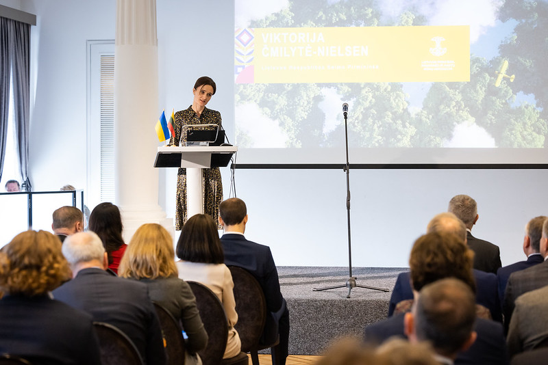 2022 04 07</br>Seimo Pirmininkė V. Čmilytė-Nielsen dalyvavo konferencijoje „Eksporto lyderiai: kaip iššūkius paversti galimybėmis