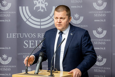 Kriminalinės žvalgybos parlamentinės kontrolės komisijai vadovaus D. Gaižauskas

