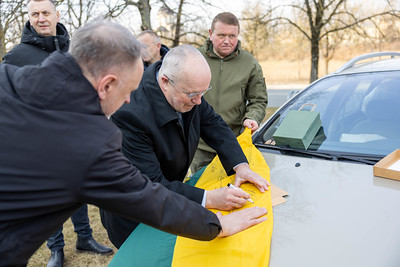 2026 03 24<br>Humanitarinės pagalbos Ukrainai perdavimo ceremonija